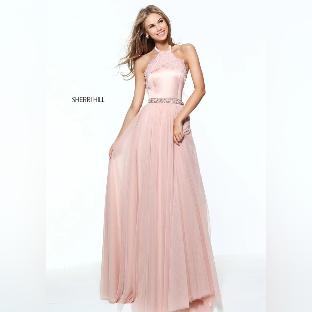 SHERRI HILL DRESS STYLE # 50999 IVORY COLOR AVAILABLE ONLY SIZE 10.